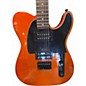 Used Fender squier telecaster ( converted too left) Metallic Orange Solid Body Electric Guitar