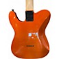 Used Fender squier telecaster ( converted too left) Metallic Orange Solid Body Electric Guitar
