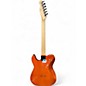 Used Fender squier telecaster ( converted too left) Metallic Orange Solid Body Electric Guitar