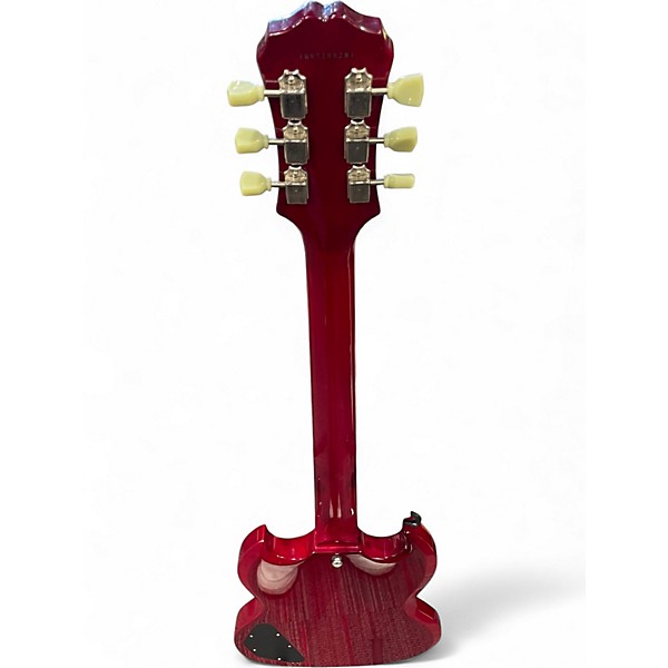 Used Epiphone SG Pro Dark Cherry Burst Solid Body Electric Guitar