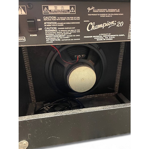 Used Fender Champion 20 Guitar Combo Amp