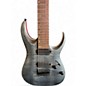Used Ibanez RGA72TQM RG Series Trans Black Solid Body Electric Guitar