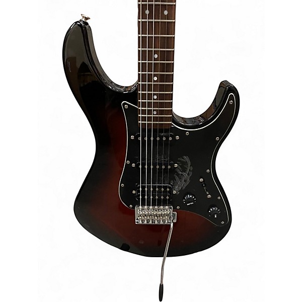 Used Yamaha Pacifica 2 Tone Sunburst Solid Body Electric Guitar