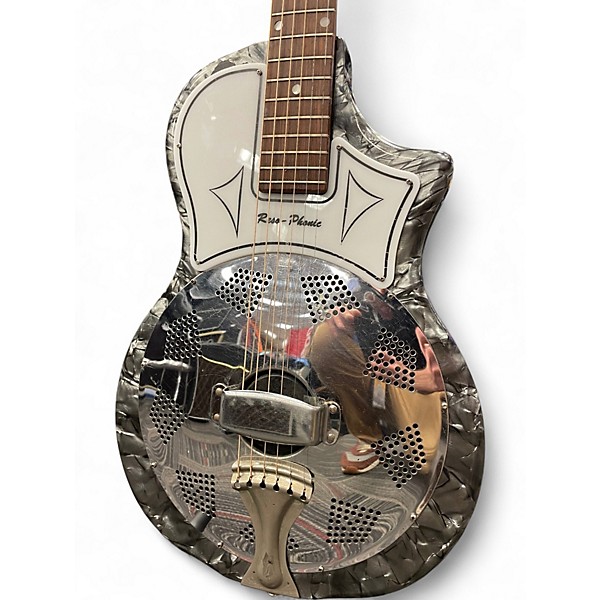Used National Reso-Phonic Gray Resonator Guitar
