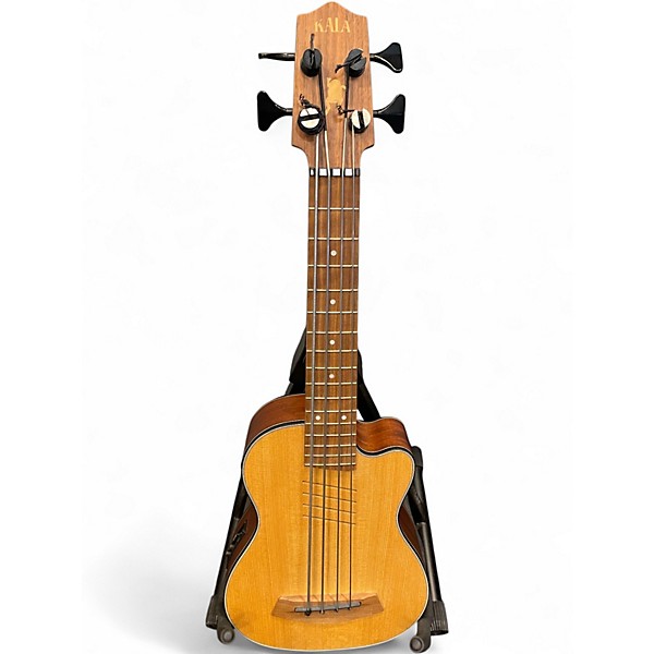 Used Kala Hutch Hutchinson Signature U-Bass Natural Acoustic Bass Guitar
