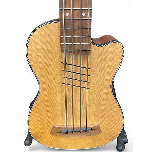 Used Kala Hutch Hutchinson Signature U-Bass Natural Acoustic Bass Guitar