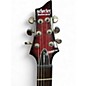 Used Schecter Guitar Research Demon 6 Crimson Red Burst Solid Body Electric Guitar