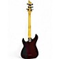 Used Schecter Guitar Research Demon 6 Crimson Red Burst Solid Body Electric Guitar