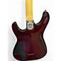 Used Schecter Guitar Research Demon 6 Crimson Red Burst Solid Body Electric Guitar