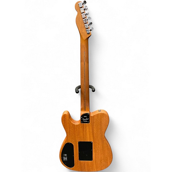 Used Fender American Acoustasonic Telecaster Natural Acoustic Electric Guitar