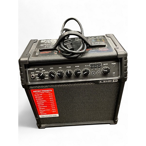 Used Line 6 SPIDER V 20 Guitar Combo Amp