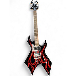 Used B.C. Rich Bronze Series Warlock Black Solid Body Electric Guitar