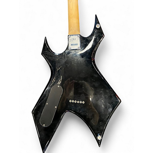 Used B.C. Rich Bronze Series Warlock Black Solid Body Electric Guitar