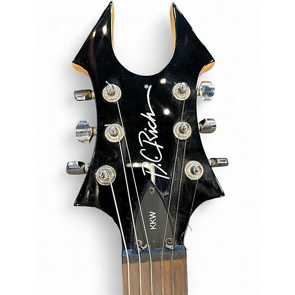 Used B.C. Rich Bronze Series Warlock Black Solid Body Electric Guitar
