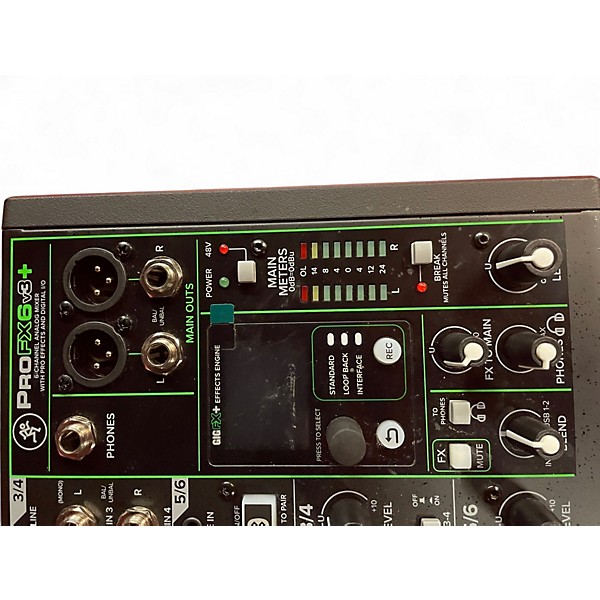 Used Mackie PROFX6V3+ Unpowered Mixer
