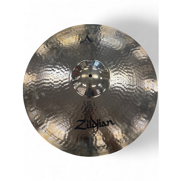 Used Zildjian 20in A STADIUM MEDIUM PAIR Marching Cymbal