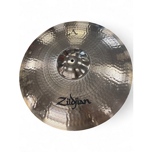 Used Zildjian 20in A STADIUM MEDIUM PAIR Marching Cymbal