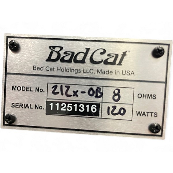 Used Badcat 212X-OB Guitar Cabinet