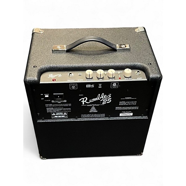 Used Fender Rumble V3 25w 1x8 Bass Combo Amp