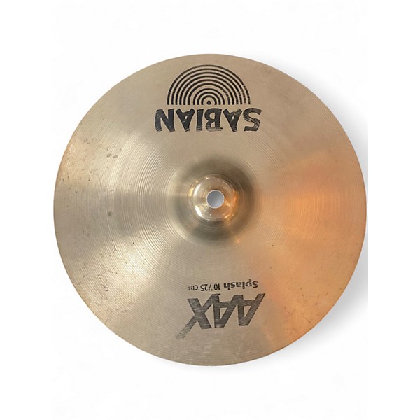 Used SABIAN 10in aax splash Cymbal