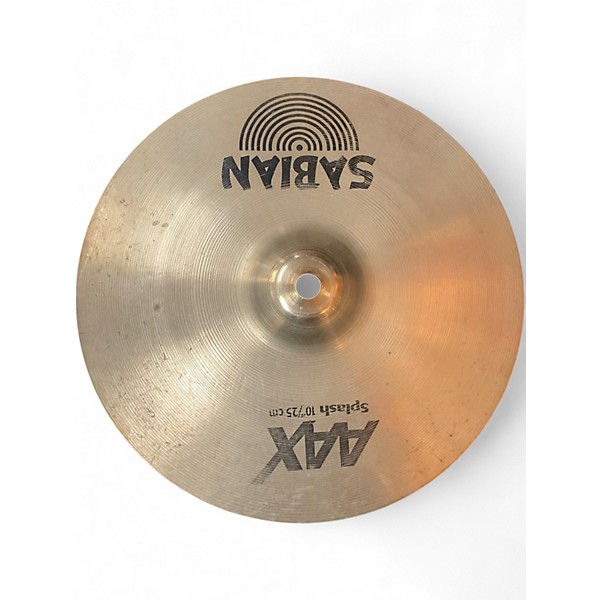 Used SABIAN 10in aax splash Cymbal
