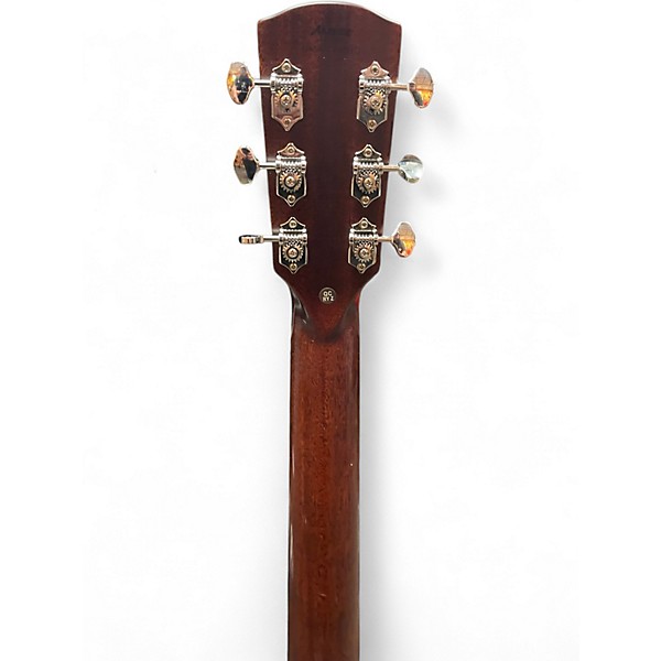 Used Alvarez MD60 Herringbone Natural Acoustic Guitar