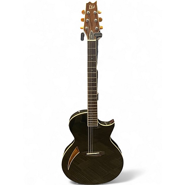 Used ESP LTD TL6 Black Acoustic Electric Guitar