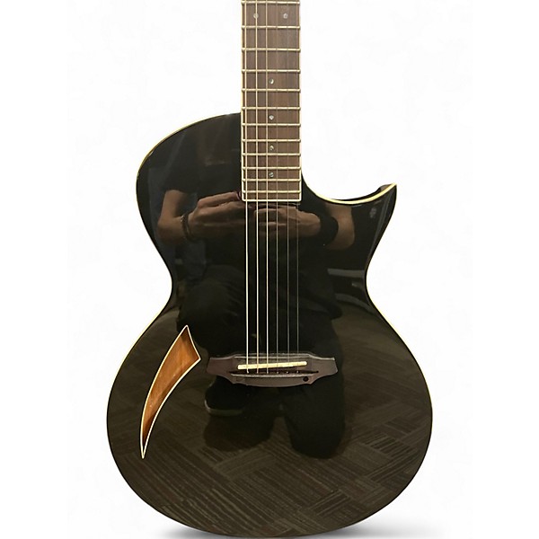 Used ESP LTD TL6 Black Acoustic Electric Guitar