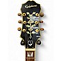 Used Epiphone SHERATON II PRO Black Hollow Body Electric Guitar