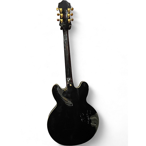 Used Epiphone SHERATON II PRO Black Hollow Body Electric Guitar