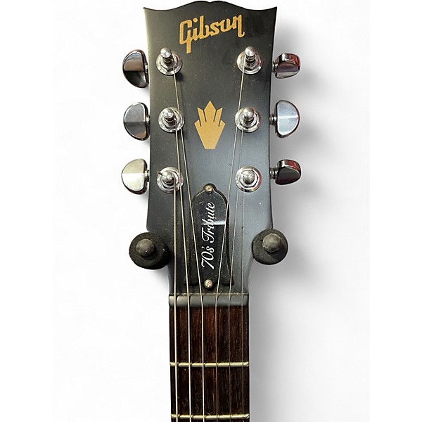 Used Gibson 70'S TRIBUTE SG Trans Amber Solid Body Electric Guitar