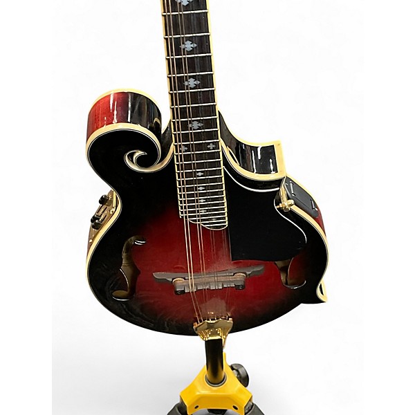 Used Washburn M3SWETWRK Red to Black Fade Mandolin