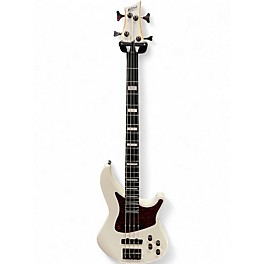 Used Mitchell mb250 Alpine White Electric Bass Guitar