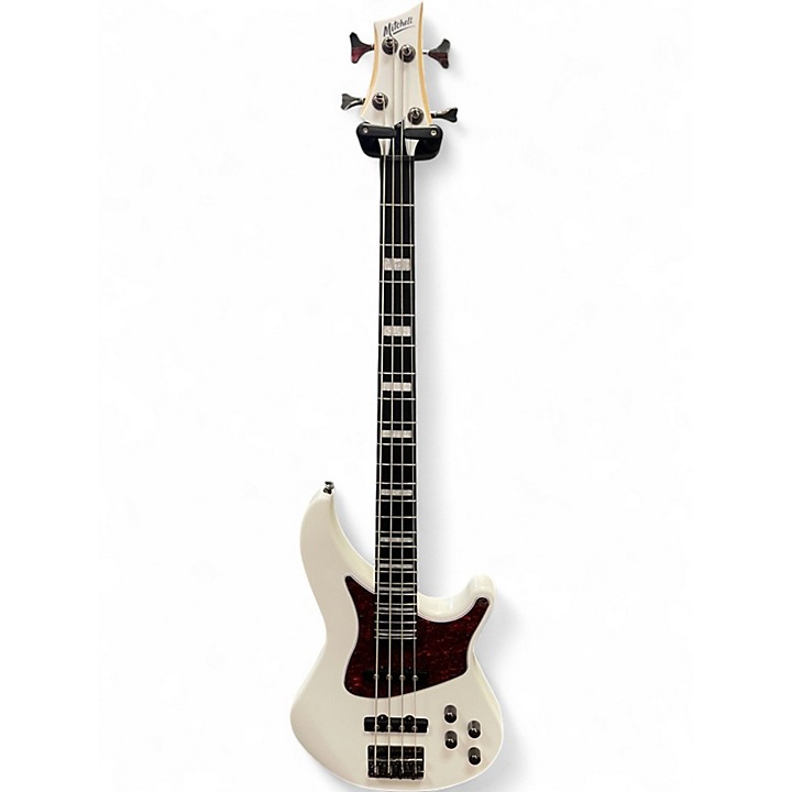 2016 MEGABASS PREMIUMPACKAGE カラーホワイト Used Mitchell mb250 Alpine White Electric Bass Guitar Alpine White