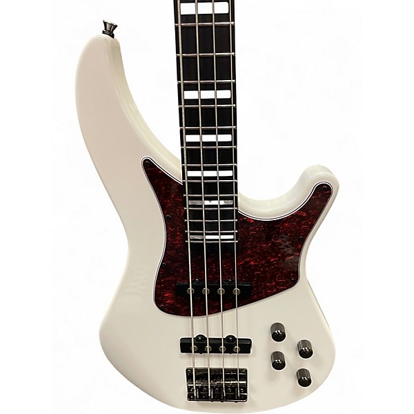 Used Mitchell mb250 Alpine White Electric Bass Guitar