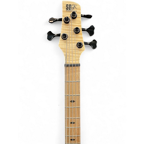 Used Ibanez SR5FMDX2 Natural Electric Bass Guitar