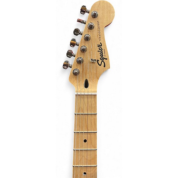 Used Squier sonic stratocaster hss Black Solid Body Electric Guitar