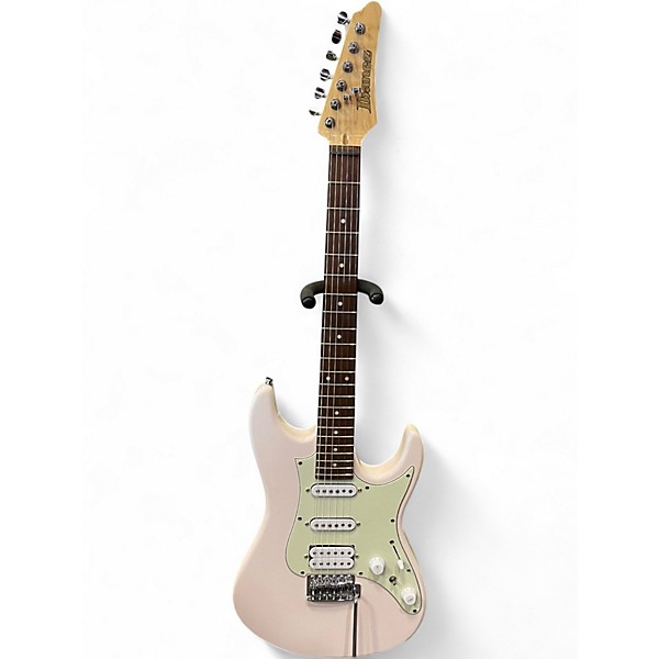 Used Ibanez AZES40 Pink Solid Body Electric Guitar