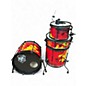 Used SJC Drums 4 Piece THE NED JOSH DUN Crimson Swirl Drum Kit thumbnail