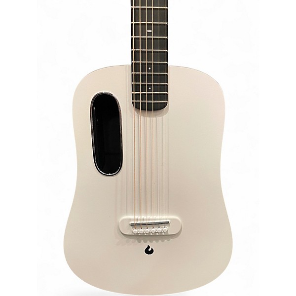 Used LAVA MUSIC ME play 36" White Acoustic Electric Guitar