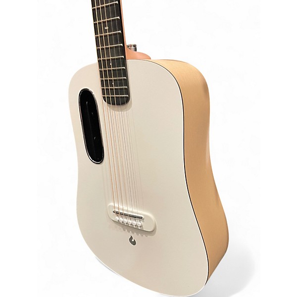 Used LAVA MUSIC ME play 36" White Acoustic Electric Guitar