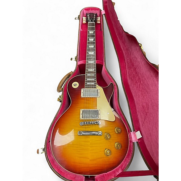 Used 2017 Gibson 50th Anniversary 1957 Reissue Les Paul 2 Color Sunburst Solid Body Electric Guitar