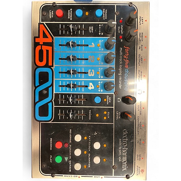 Used Electro-Harmonix 45000 Stereo Multi-Track Looper with Foot Controller Pedal
