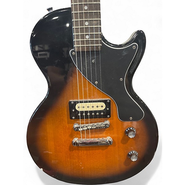 Used 2015 Epiphone LES PAUL JR PRO-1 2 Color Sunburst Solid Body Electric Guitar
