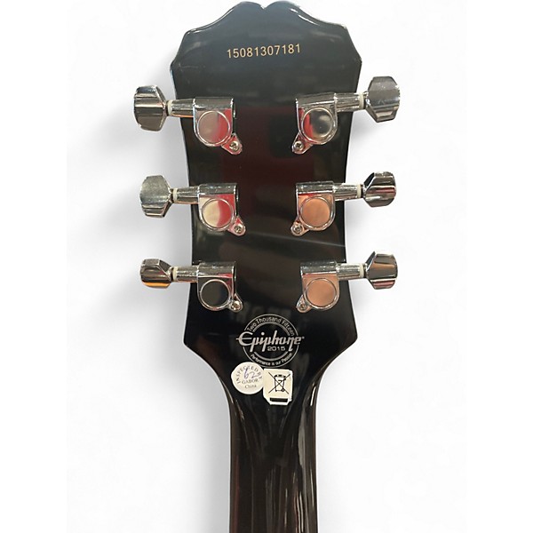 Used 2015 Epiphone LES PAUL JR PRO-1 2 Color Sunburst Solid Body Electric Guitar