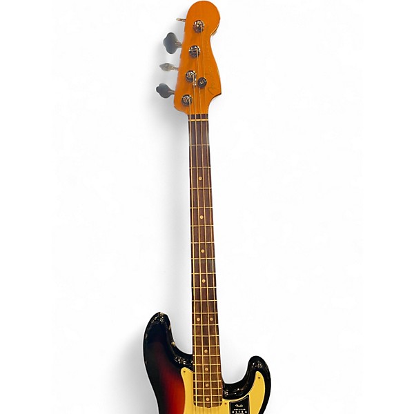 Used Fender American Ultra Precision Bass 3 Color Sunburst Electric Bass Guitar