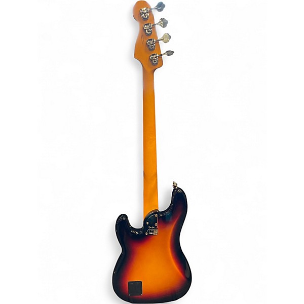 Used Fender American Ultra Precision Bass 3 Color Sunburst Electric Bass Guitar