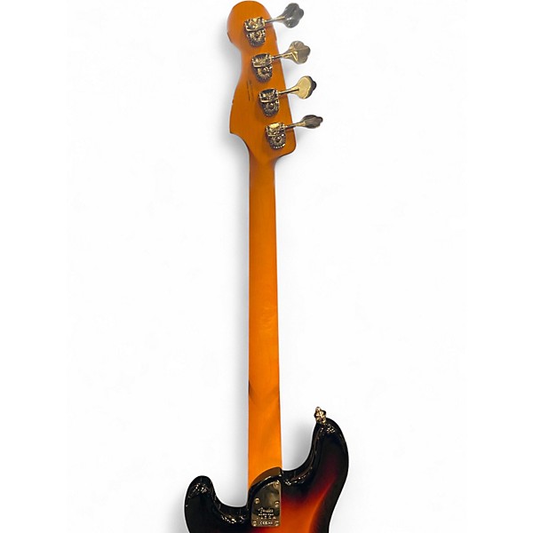 Used Fender American Ultra Precision Bass 3 Color Sunburst Electric Bass Guitar