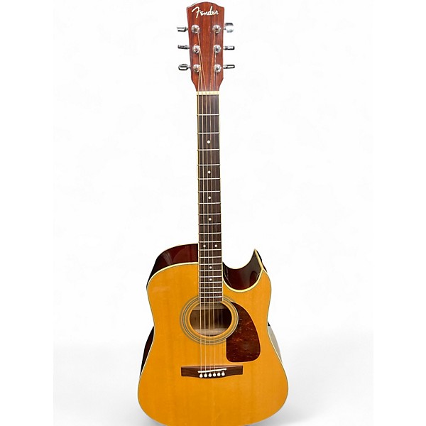 Used Fender DG-27sce Antique Natural Acoustic Electric Guitar