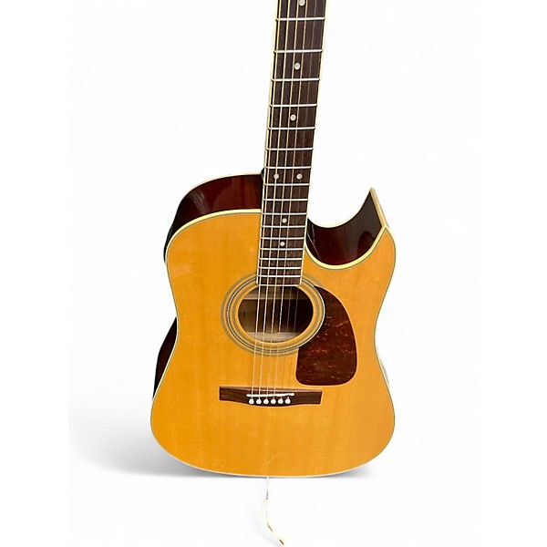 Used Fender DG-27sce Antique Natural Acoustic Electric Guitar